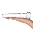Glas 8 in. Joystick Clear Glass Dildo thumbnail 3