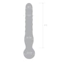 Glas 8 in. Joystick Clear Glass Dildo thumbnail 4
